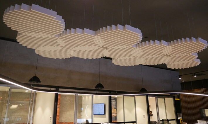 Photo of OWA ceiling clouds product available at Himmel