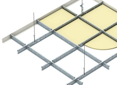 Photo of Rondo DONN® Exposed Grid Ceiling System available from Himmel