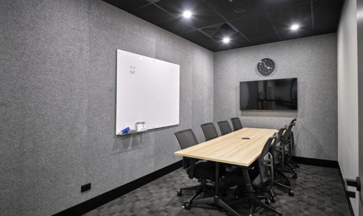 meeting room featuring martini deco quiet panel