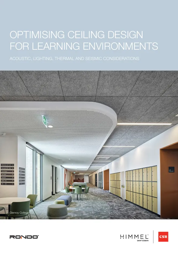 Optimising Ceiling Design For Learning Environments
