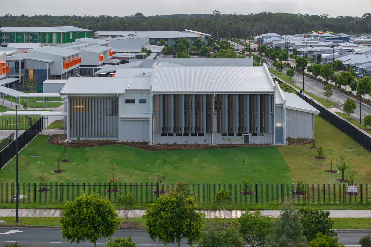 Palmview School Building Exterior Gym